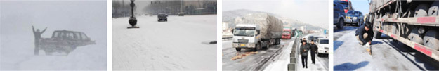 冰雪對路面造成的影響